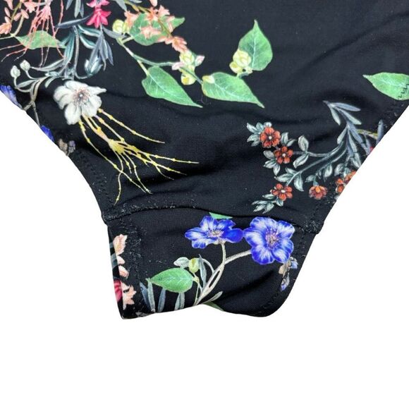 Athleta‎ Gold Coast Floral Banded Bikini Bottom Size Medium - Picture 3 of 7